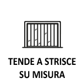 tende a strisce su misura